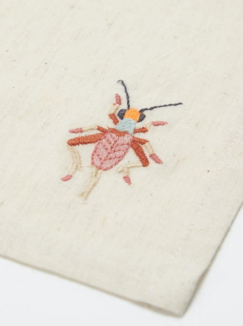 Set di 2 asciugamani ricamati (40x40 cm) - Kiabi Home - Kiabi