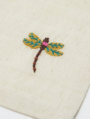 Set di 2 asciugamani ricamati (40x40 cm) - Kiabi Home