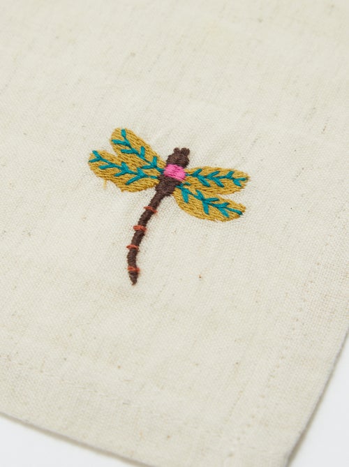 Set di 2 asciugamani ricamati (40x40 cm) - Kiabi Home - Kiabi