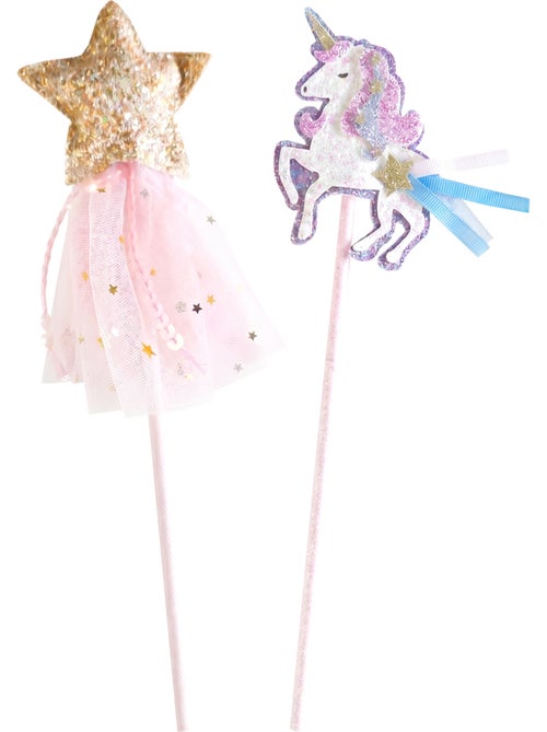 Set di 2 bacchette magiche unicorno e stella | great pretenders | great pretenders - Kiabi