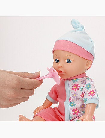 Set di 2 bambole per bambini da 30 cm con accessori colorbaby's