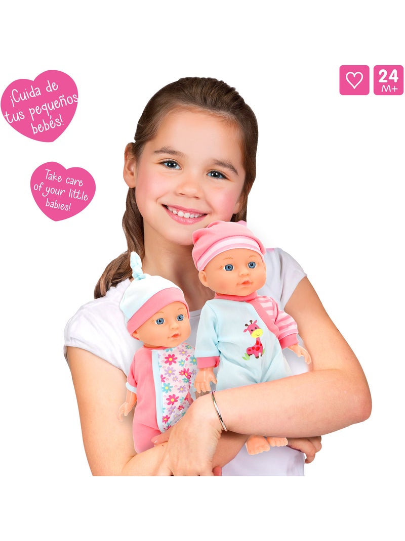 Set di 2 bambole per bambini da 30 cm con accessori colorbaby's N/D - Kiabi