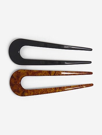Set di 2 bastoncini per chignon