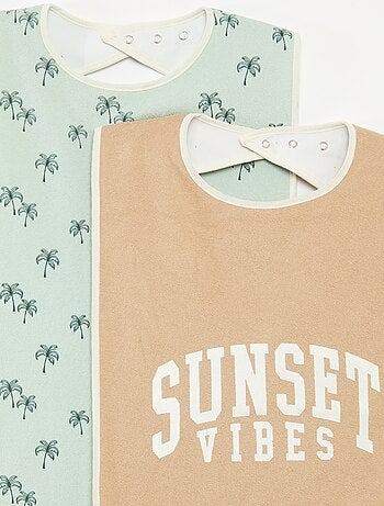 Set di 2 bavaglini - collezione facile da indossare