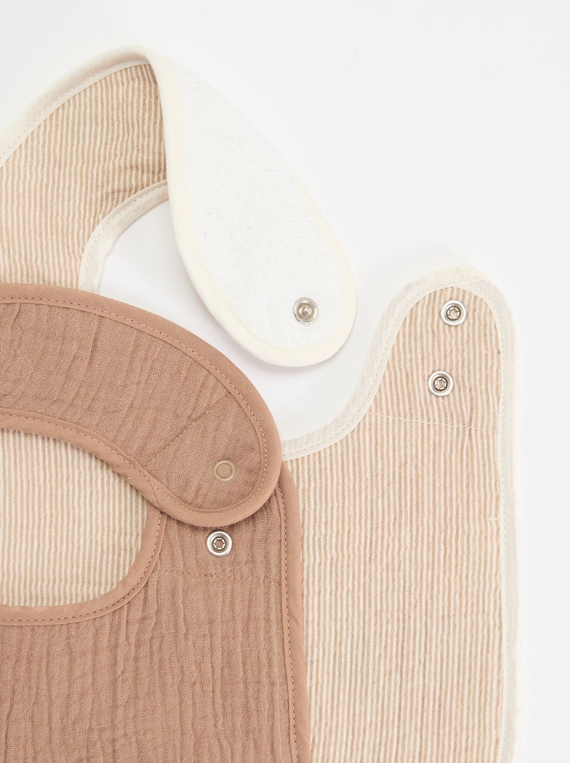 Set di 2 bavaglini Beige - Kiabi