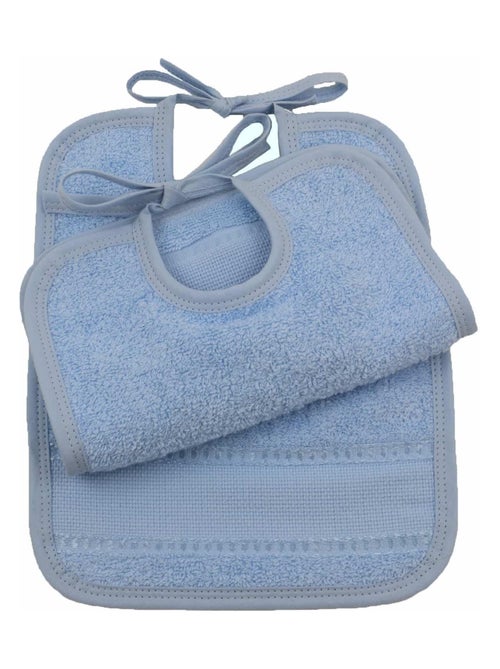 Set di 2 bavaglini da ricamare BAIDA in tela Aida – personalizzabili - Kiabi Set di 2 bavaglini da ricamare BAIDA in tela Aida – personalizzabili - Kiabi