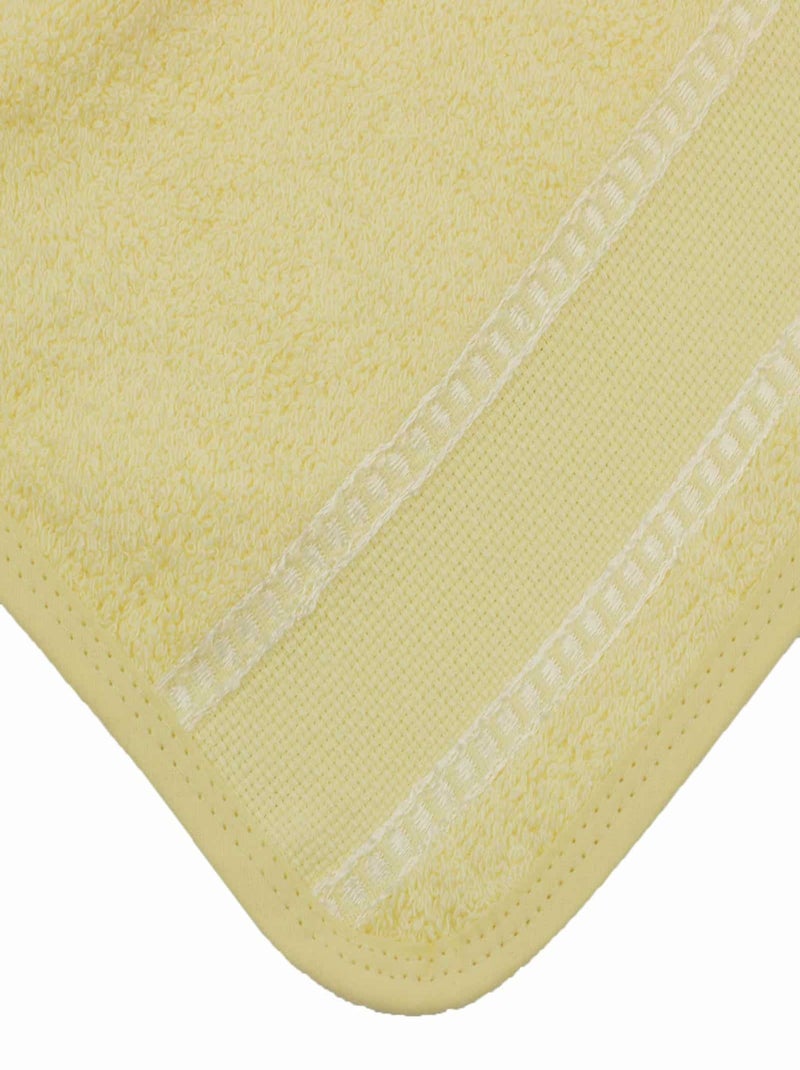 Set di 2 bavaglini da ricamare BAIDA in tela Aida – personalizzabili Giallo - Kiabi