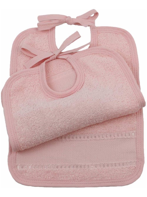 Set di 2 bavaglini da ricamare BAIDA in tela Aida – personalizzabili - Kiabi Set di 2 bavaglini da ricamare BAIDA in tela Aida – personalizzabili - Kiabi