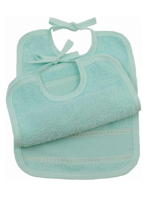 Set di 2 bavaglini da ricamare BAIDA in tela Aida – personalizzabili - Kiabi Set di 2 bavaglini da ricamare BAIDA in tela Aida – personalizzabili - Kiabi