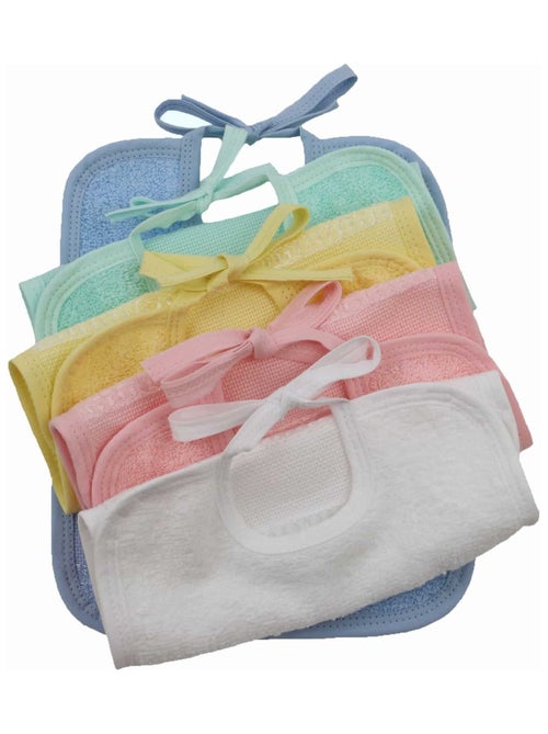 Set di 2 bavaglini da ricamare BAIDA in tela Aida – personalizzabili - Kiabi Set di 2 bavaglini da ricamare BAIDA in tela Aida – personalizzabili - Kiabi