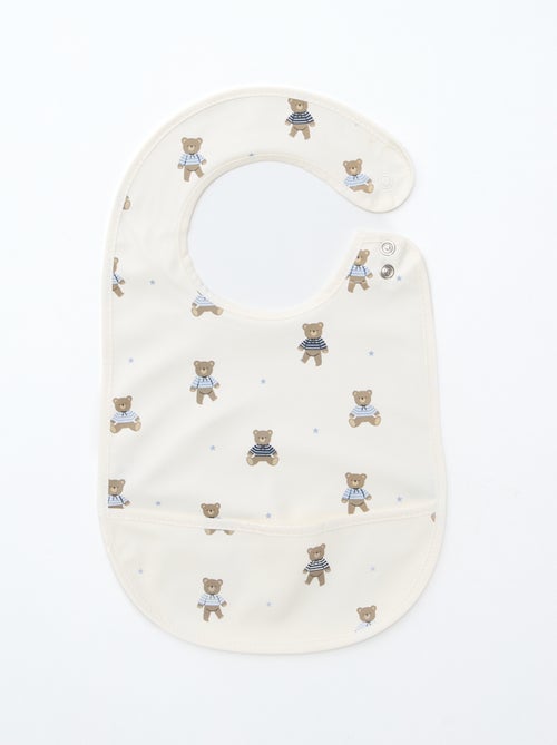 Set di 2 bavaglini impermeabili con stampa - Kiabi