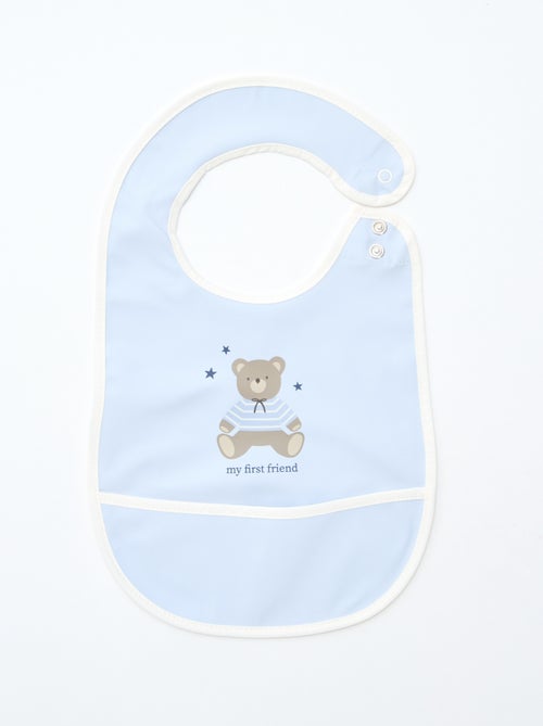 Set di 2 bavaglini impermeabili con stampa - Kiabi