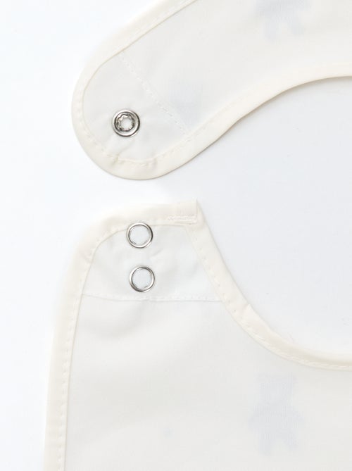 Set di 2 bavaglini impermeabili con stampa - Kiabi