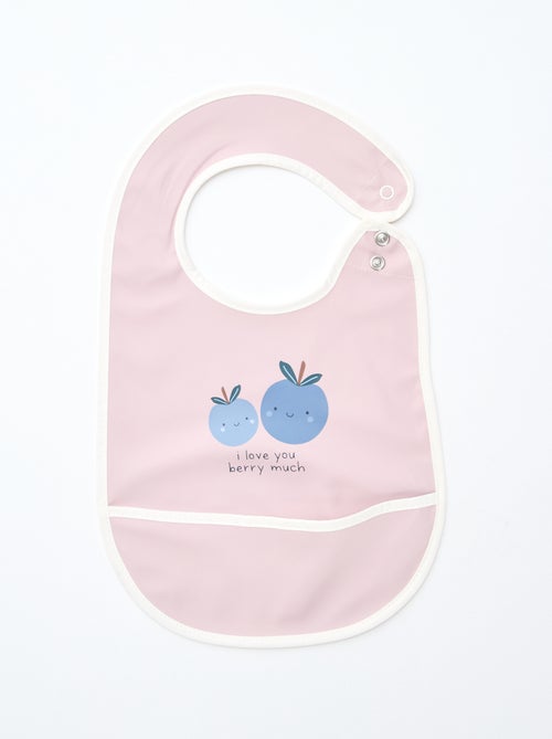 Set di 2 bavaglini impermeabili con stampa - Kiabi