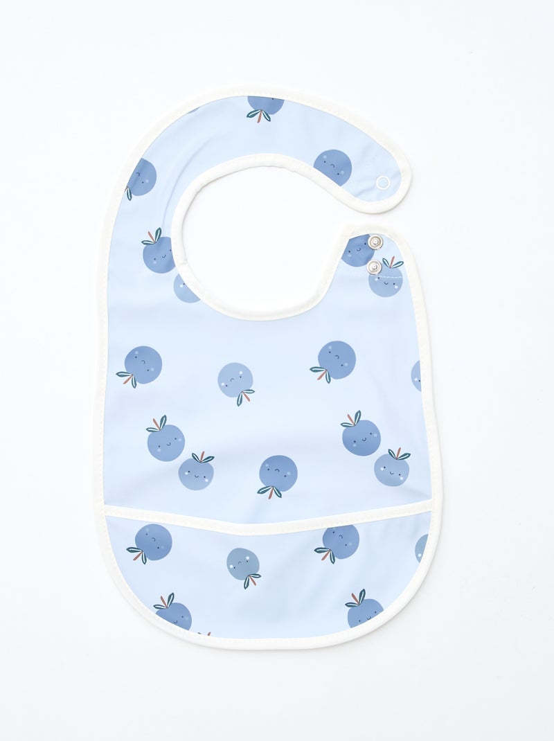 Set di 2 bavaglini impermeabili con stampa Viola - Kiabi