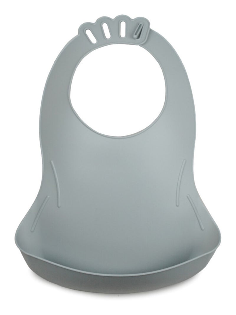 Set di 2 bavaglini impermeabili Thermobaby BIBOU con tasca raccoglif alimenti Verde - Kiabi