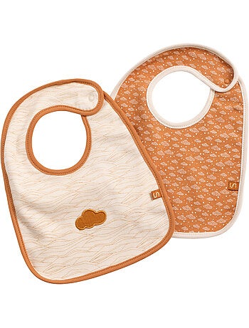 Set di 2 bavaglini in cotone a forma di - SAUTHON