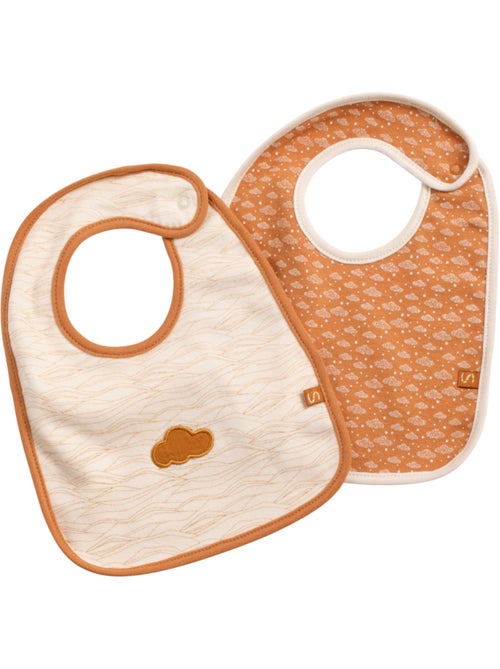 Set di 2 bavaglini in cotone a forma di - SAUTHON - Kiabi Set di 2 bavaglini in cotone a forma di - SAUTHON - Kiabi