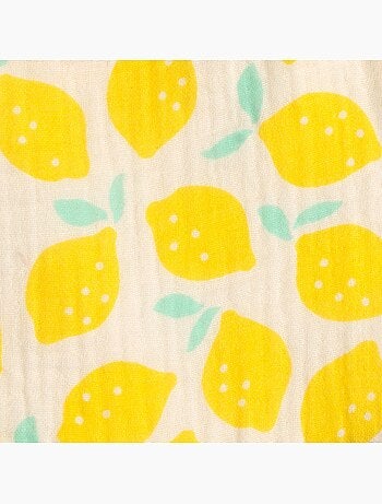 Set di 2 bavaglini in garza di cotone con stampa a - SAUTHON