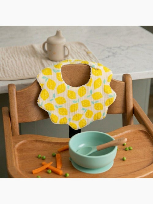 Set di 2 bavaglini in garza di cotone con stampa a - SAUTHON - Kiabi