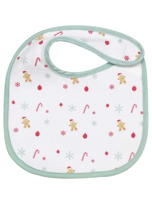 Set di 2 bavaglini natalizi per neonati - Kiabi Set di 2 bavaglini natalizi per neonati - Kiabi