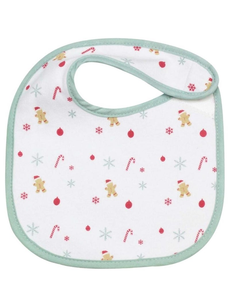 Set di 2 bavaglini natalizi per neonato Rosso - Kiabi