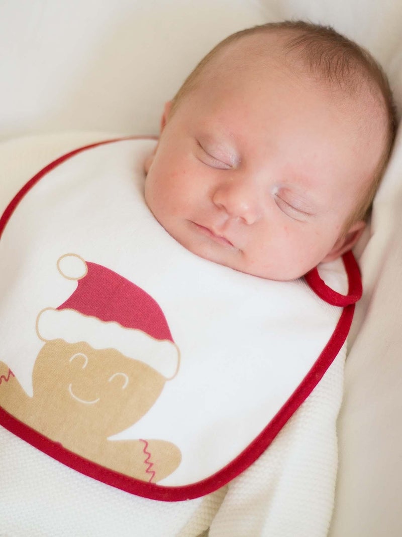 Set di 2 bavaglini natalizi per neonato Rosso - Kiabi