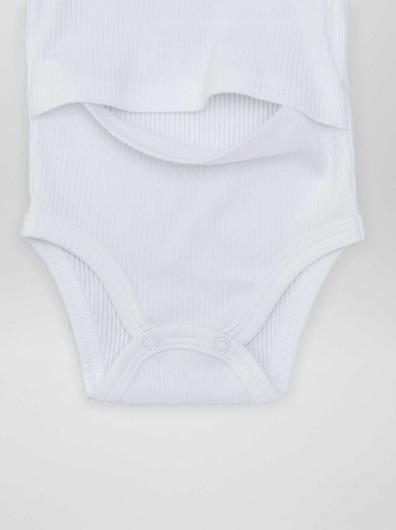 Set di 2 body - collezione facile da indossare bianco - Kiabi
