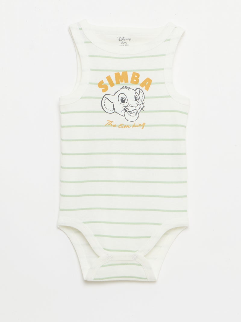 Set di 2 body a canotta 'Disney' Bianco - Kiabi