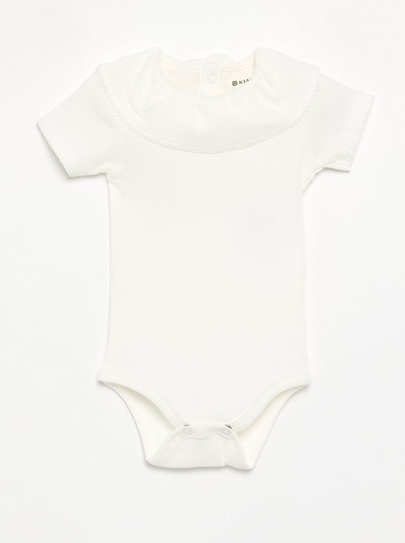 Set di 2 body a costine sottili Beige - Kiabi