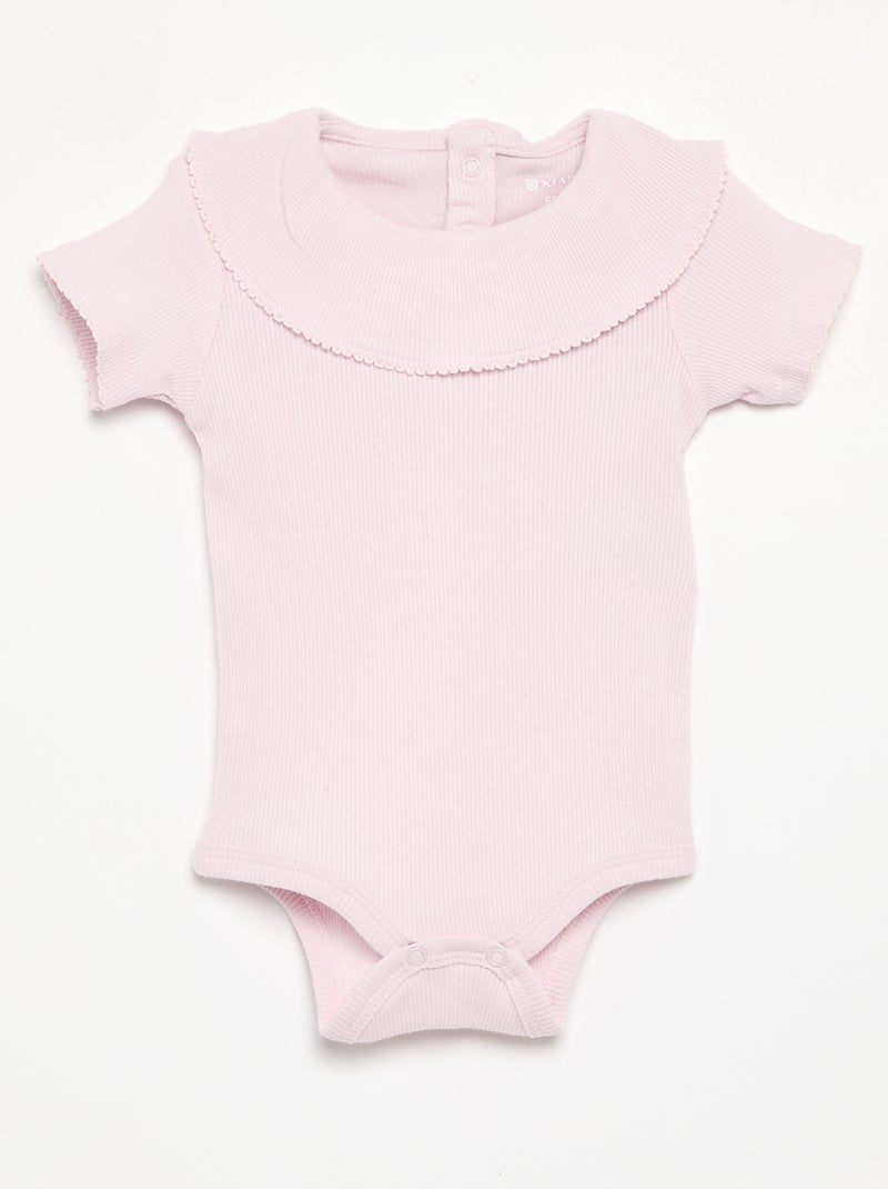 Set di 2 body a costine sottili Rosa - Kiabi