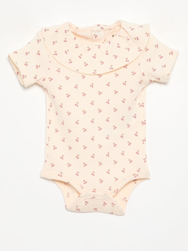 Set di 2 body a costine sottili Rosa - Kiabi