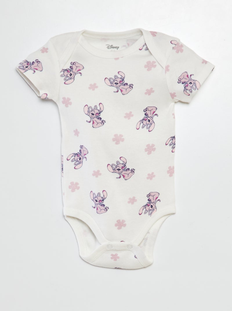 Set di 2 body a maniche corte Angel di Disney ROSA - Kiabi