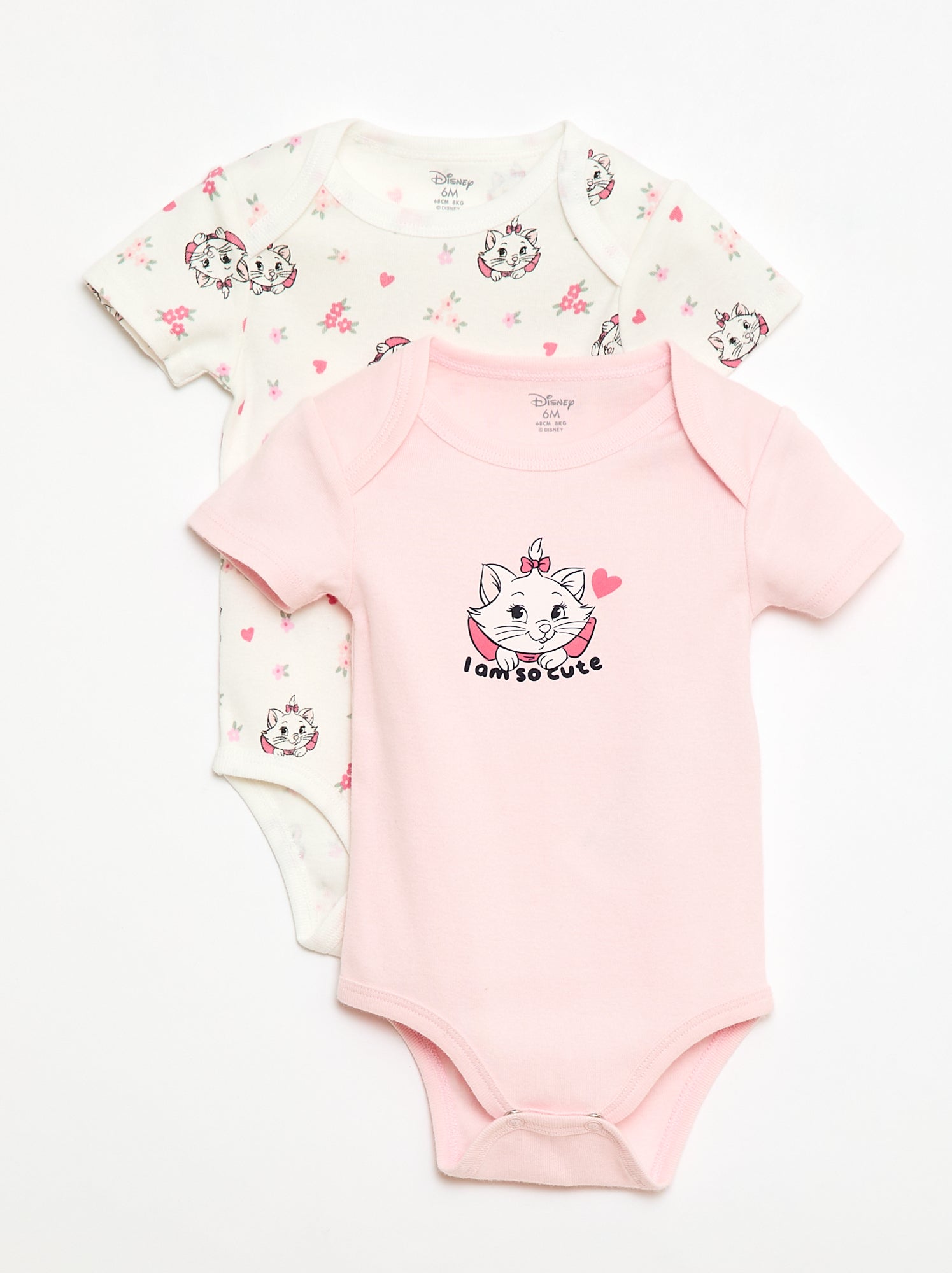 Set di 2 body a maniche corte 'Disney' 'Marie'