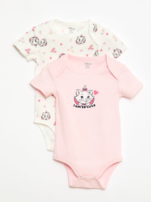 Set di 2 body a maniche corte 'Disney' 'Marie' - Kiabi