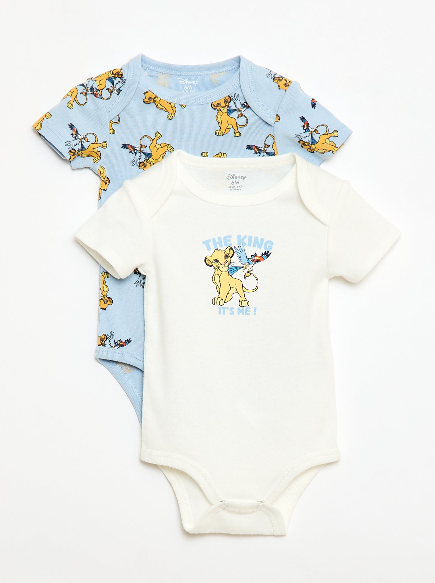 Set di 2 body a maniche corte 'Disney' 'Simba'