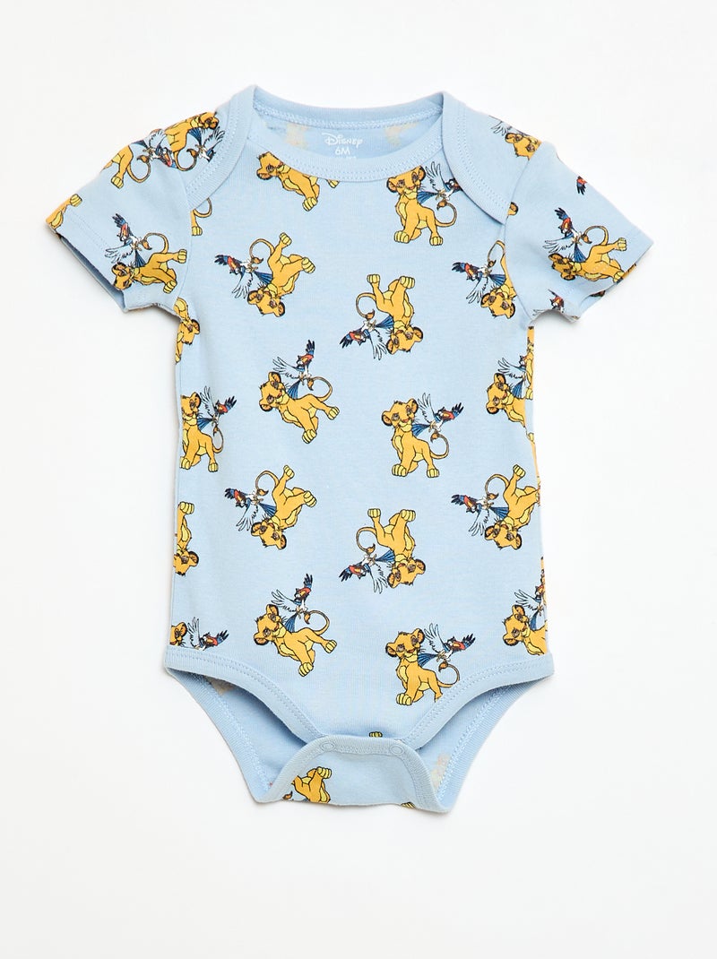 Set di 2 body a maniche corte 'Disney' 'Simba' Bianco - Kiabi