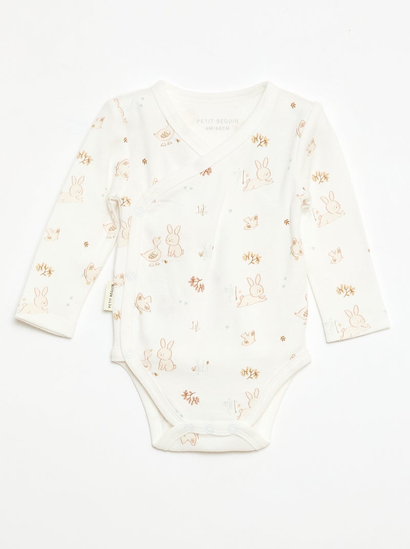 Set di 2 body a maniche lunghe Bianco - Kiabi
