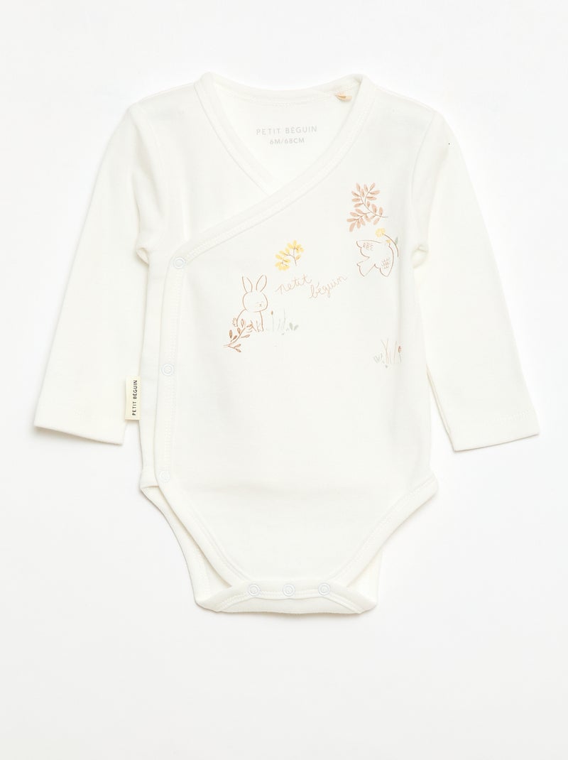 Set di 2 body a maniche lunghe Bianco - Kiabi