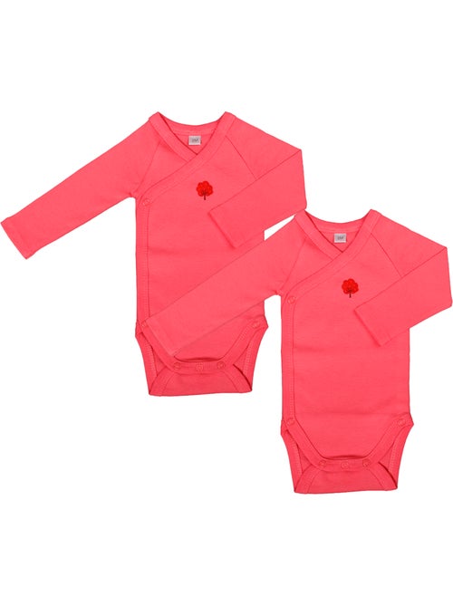 Set di 2 body a maniche lunghe in cotone biologico - Kiabi