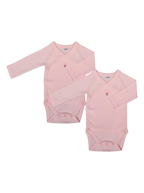 Set di 2 body a maniche lunghe in cotone biologico - Kiabi