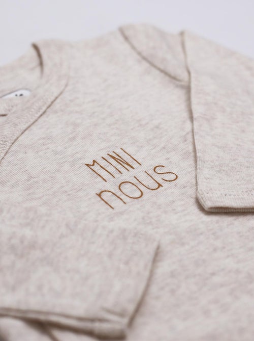 Set di 2 body bebè maniche lunghe - Mini nous - Kiabi