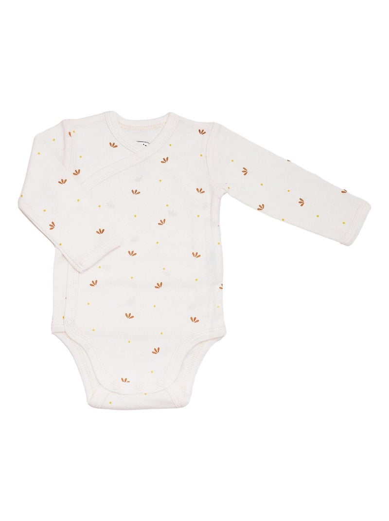Set di 2 body bebè maniche lunghe - Mini nous Ecru - Kiabi