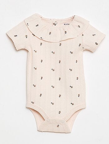 Set di 2 body con colletto a volant