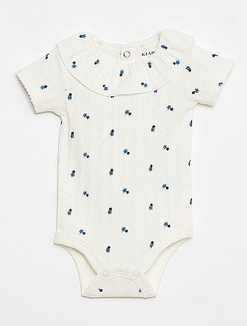 Set di 2 body con colletto a volant