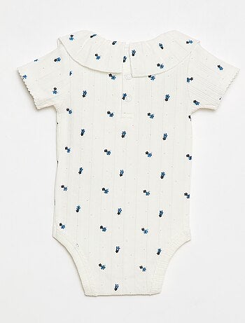 Set di 2 body con colletto a volant