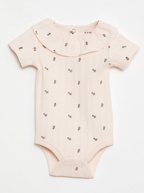 Set di 2 body con colletto a volant - Kiabi