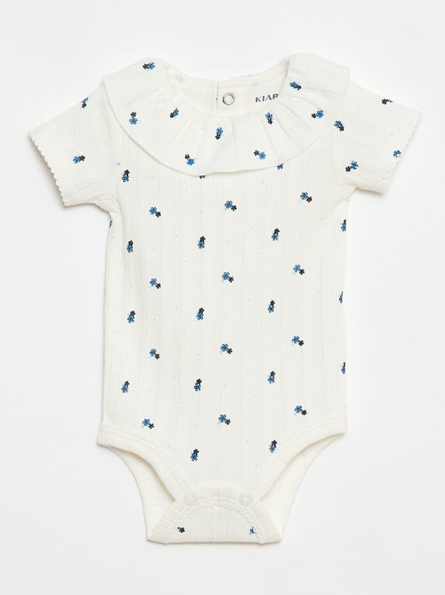 Set di 2 body con colletto a volant - Kiabi