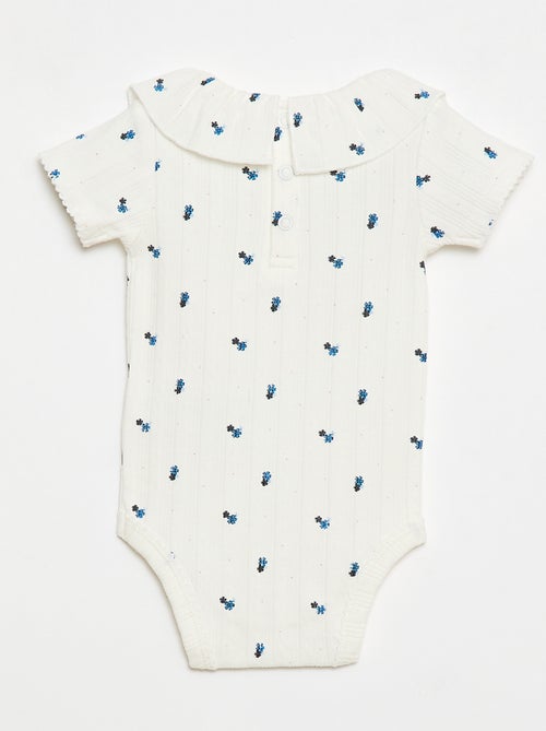 Set di 2 body con colletto a volant - Kiabi