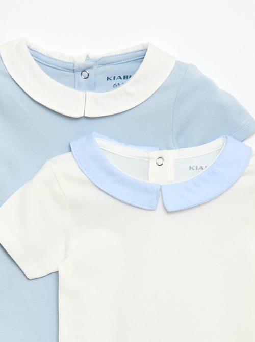 Set di 2 body con colletto Claudine - Kiabi